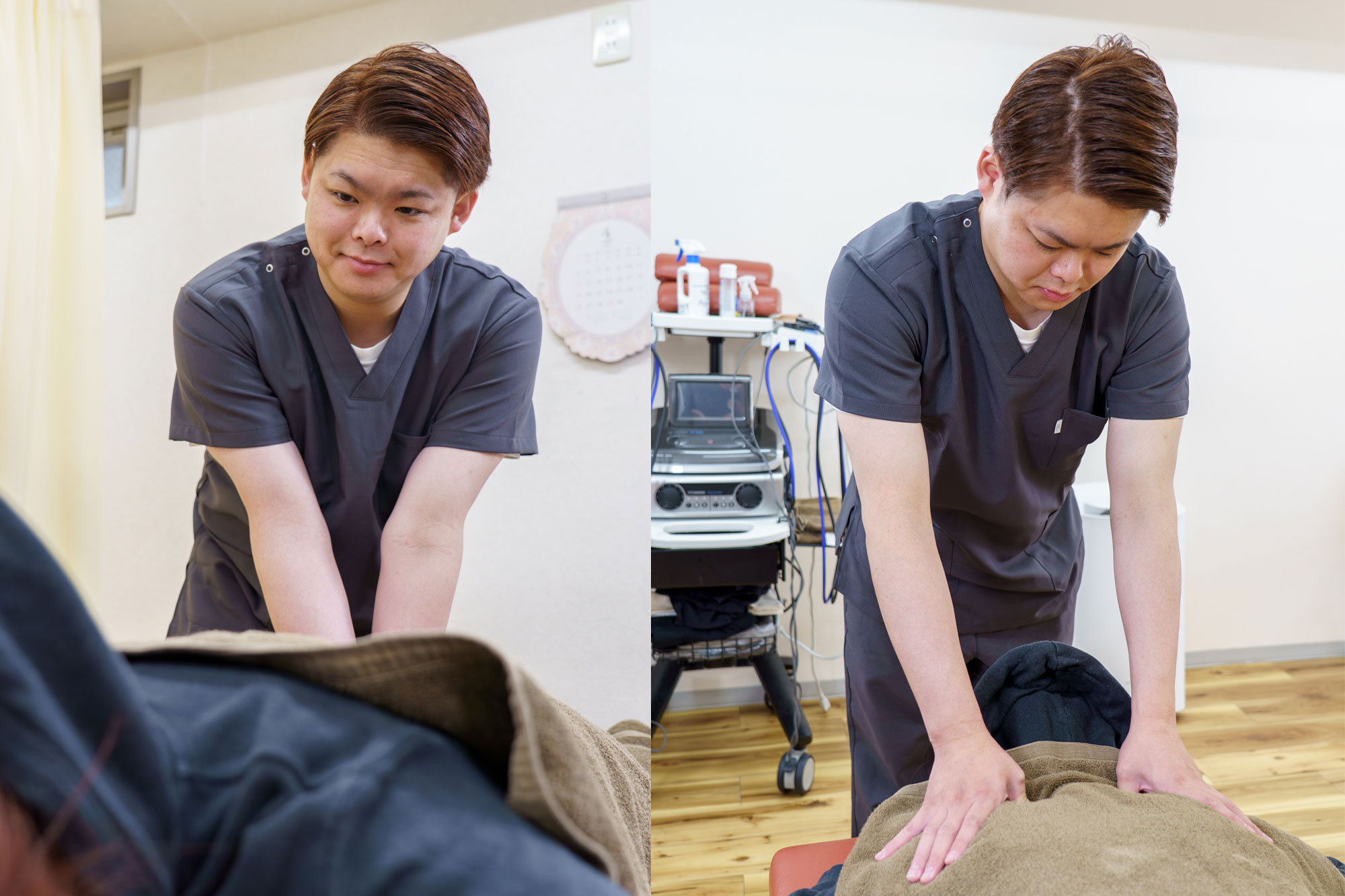 写真：痛くない骨盤矯正・猫背矯正